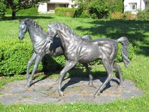 Albstadt Truchtelfingen, Bronzepferde.